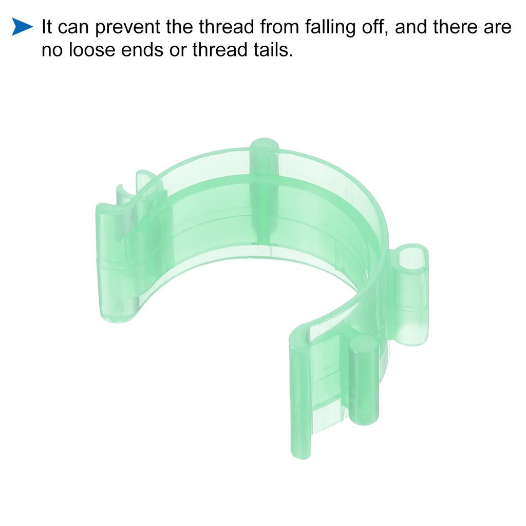 50/80pcs Sewing Bobbin Small Clips Plastic Thread Clamps Spools Organizers for Prevent Thread Tails from Unwinding Spool Savers