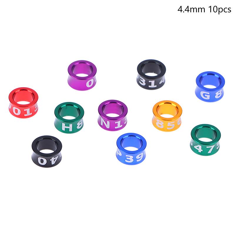 10 шт. сплава кольцо для ног птицы кольцо для ног голубей с пронумерованным инструментом для обучения полетам на открытом воздухе идентификационная этикетка для соревнований