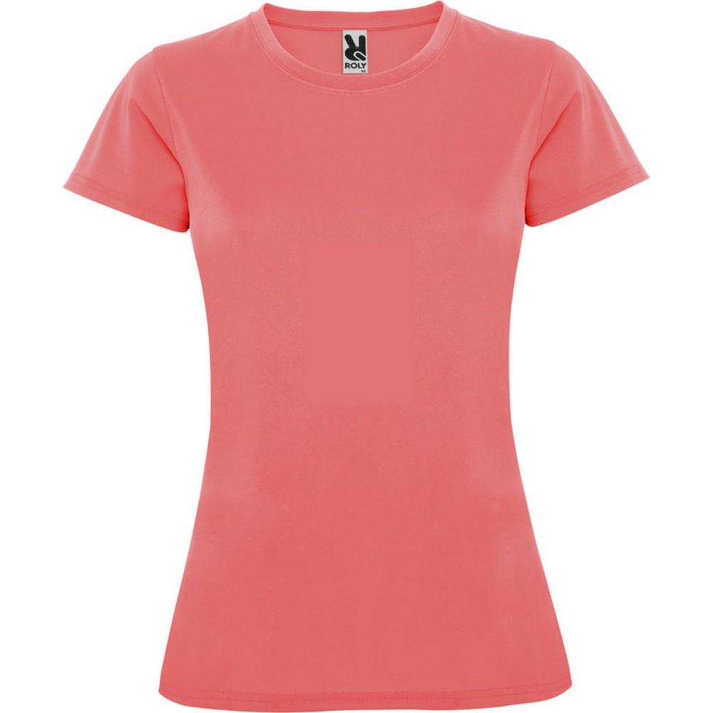 Roly Womens/Ladies Montecarlo Short-Sleeved Sports T-Shirt