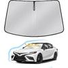 Windshield Visor for Toyota Camry 2018-2024 Year,Upgraded Thermal Insulation Front Window Visor,Applicable Camry Camry Accessories,Foldable