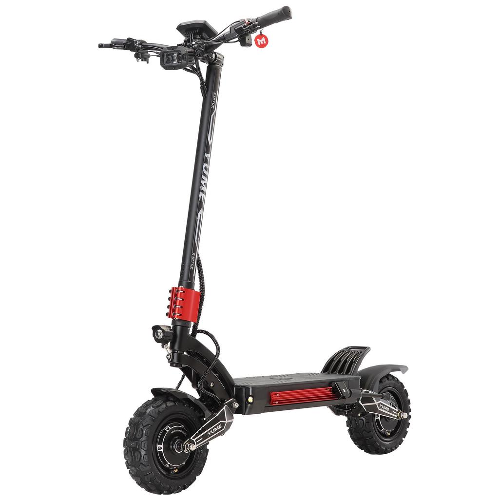 YUME RAPTOR EU новый электросамокат 6000 Вт двойной двигатель 60 В 30 Ач электросамокат максимальная скорость 85-90 км/ч запас хода 100 км 11-дюймовые шины складной электросамокат