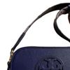 Tory Burch Miller Classic Adjustable Detachable Woven Shoulder Strap Suede Mini Shoulder Bag Women Shoulder Bag Navy-Blue 171955-405