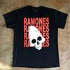Vtg Ramones American Band Heavy Cotton Black S-5XL Unisex Shirt
