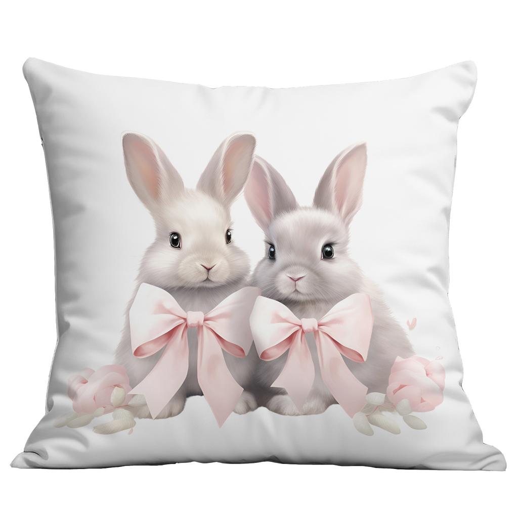 New Easter Pillowcase Country Cartoon Rabbit Easter Egg Pillowcase Sofa Cushion Pillowcase