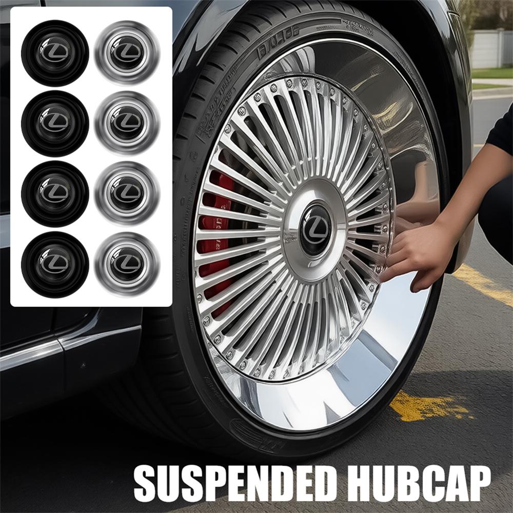 crajwx1 4PC For Lexus FSPORT IS200 ES300h ct200h RX350 IS300h IS250 Car Styling Wheel Tire Hub Cap Cover Badge Auto Exterior Accessories