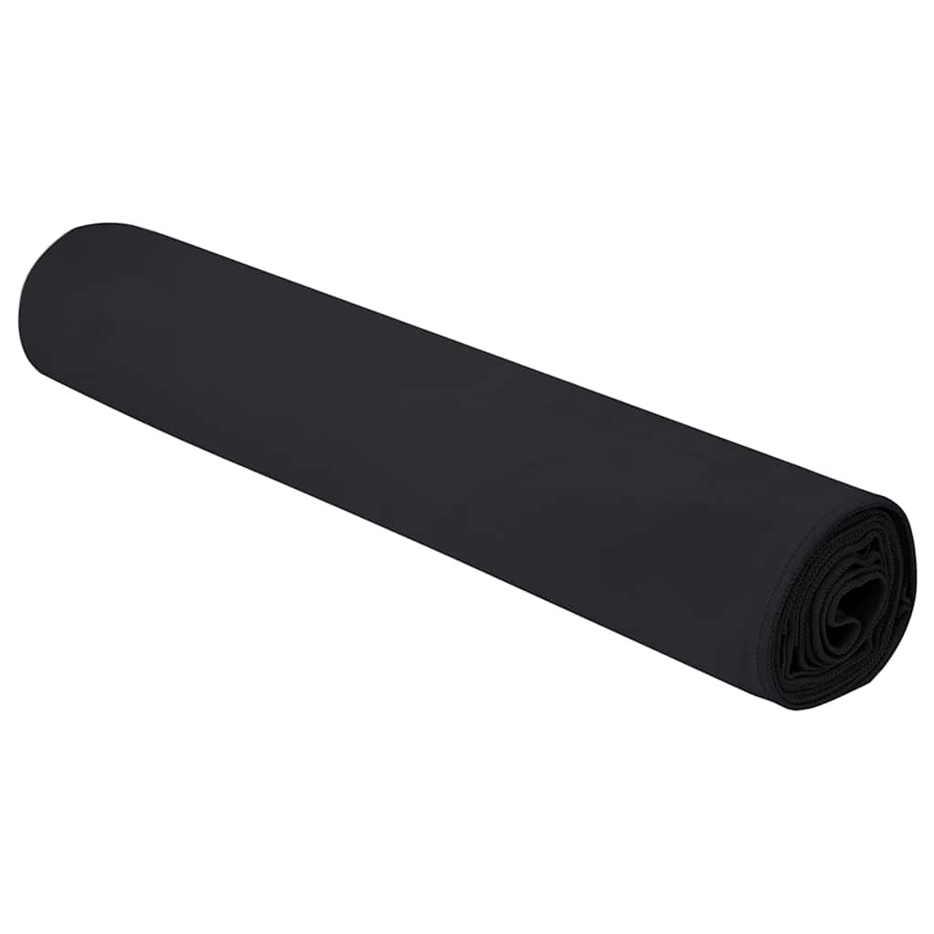 Sports Towels 2 pcs Black 200 x 100 cm