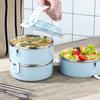 Stainless Steel Lunch Box,Stackable Leak-Proof Thermal Bento Boxes for Adults Kids,Portable Food Container for Home Work Picnic