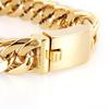 Fashion Cuban Chain Link Stainless Steel Jewelry Gift Vintage Punk Gold Men Women Bangle Fashion Hip Pop Bracelet