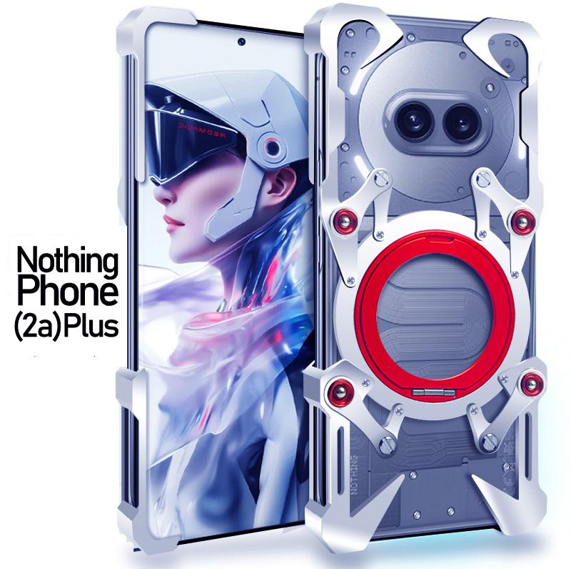 Luxury Thor Heavy Duty Armor Metal Aluminum Phone Case For Nothing Phone 3A 2A 3 2 1 Pro Back Fundas Coques Bumper