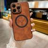Защитный чехол из оленьей кожи для iPhone 16 Pro Max Magnet MagSafe Soft TPU противоударный чехол для iPhone 15 PLus 14 13 12 11 XR