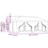Pavilion Roof with Side Walls Terracotta 600.5 x 300.5 cm