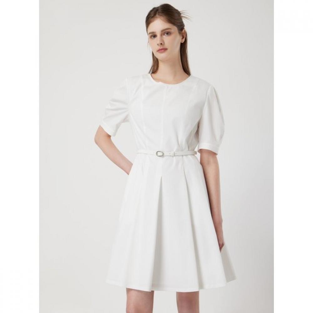 Cc Collect Tuck Panel Flare Mini Dress C252mse036