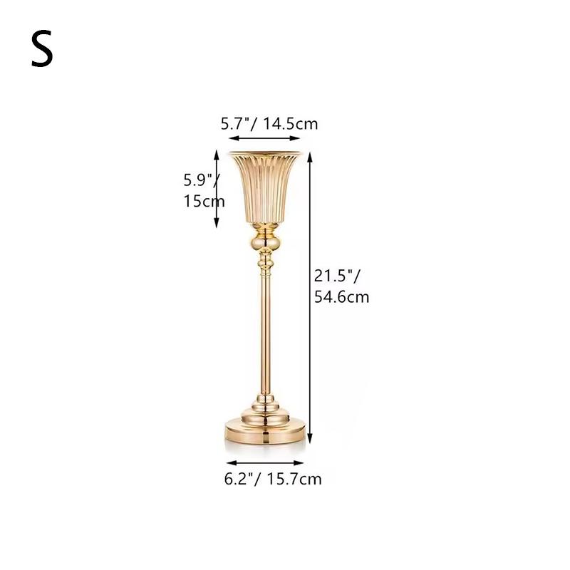 1 шт. металлическая подставка для цветов для вечеринки, свадьбы, вазы, украшения обеденного стола, труба, дорога, ведущая на мероприятие, годовщину церемонии