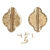2Set Antique Hinge Small Brass Hinge for Drawer Door Cabinet Wardrobes Foldable Table Home