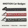 AABLB1 3D Металлическая Наклейка-Шильдик на Задний Багажник Автомобиля 4MOTION Для VW Golf Passat Tiguan Touareg Авто Стайлинг Аксессуары