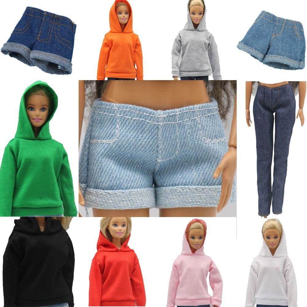 Свитшот Короткий Кукла 29 см Свободный Худи Свитер Ткань Интересный Детские Игрушки