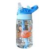 480ml Kids Sippy Cup Creative Cartoon Feeding Cups with Straws Plastic Water Bottle Portable Children's Cups For Outdoor Travel