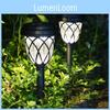 Стильные светодиодные садовые фонари на солнечной батарее для элегантного декора газона и патио