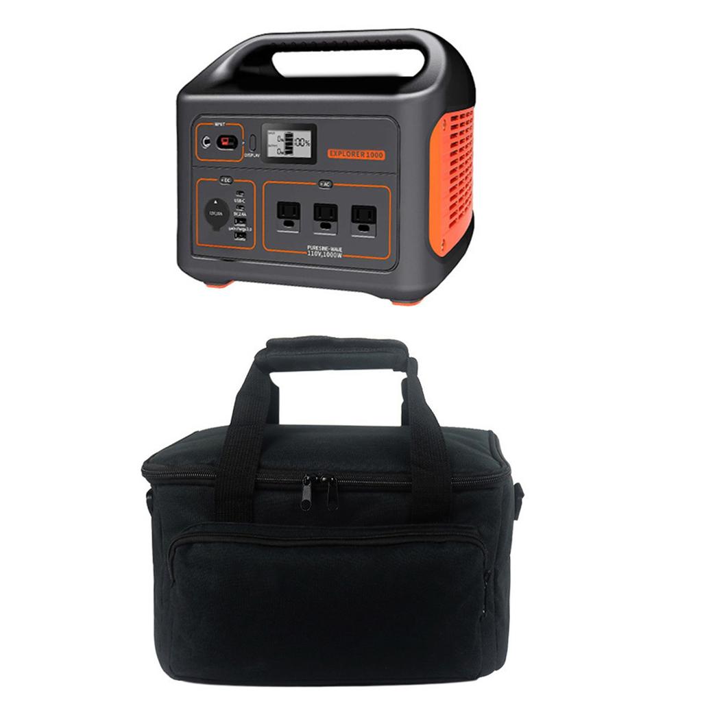 Portable Power Station Travel Case For Outdoor Camping Trips Home Battery Backup Organizer Power Station Carrying Bag
