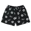 [Pitching Ninja] Shorts ALLOVER PRINTED SHORTS BLACK
