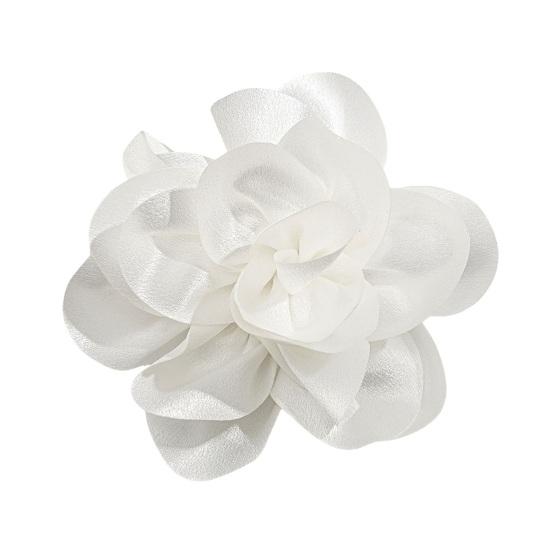 Yousheng Женская брошь-корсаж из ткани в форме цветка, противоскользящая, для костюма, воротника, шляпы, шарфа, украшения для платья, прищепка для выпускного бала, украшения для одежды