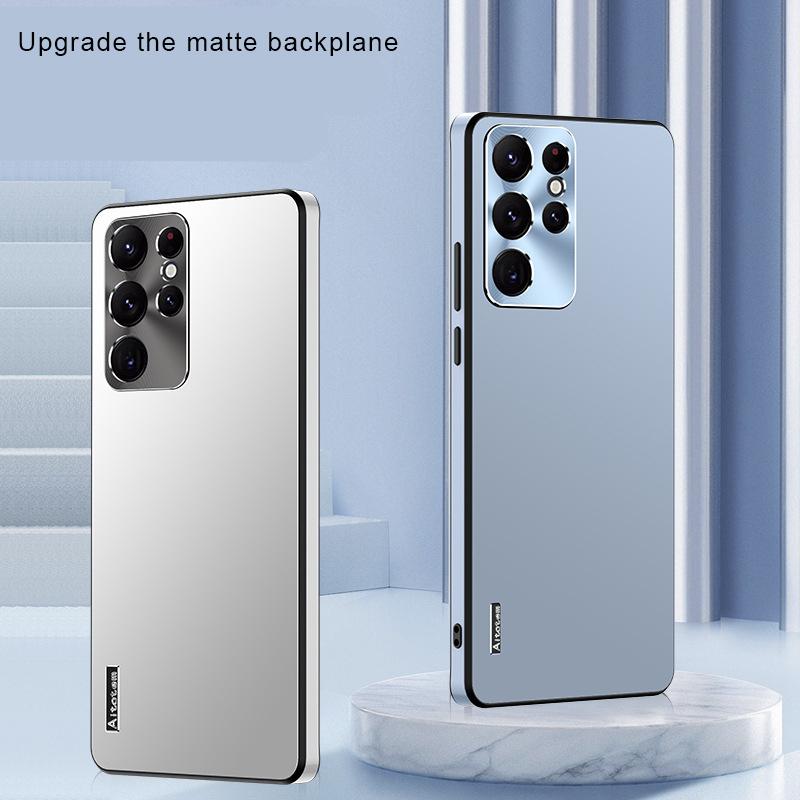 Полный противоударный чехол из ТПУ на 360° для Samsung Galaxy S23 S22 S21 Ultra Plus 5G S22 S23, алюминиевый металлический объектив, броня, полная защита, мобильный чехол