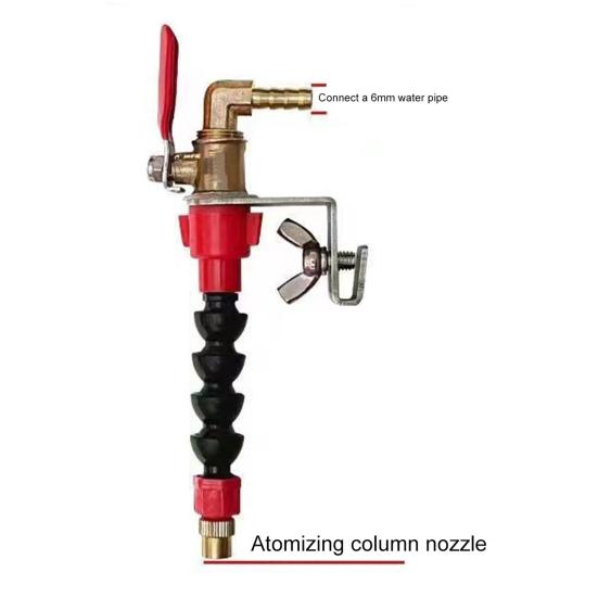 Сопло для удаления пыли Распыление охлаждающей жидкости Улучшает резку Продлевает срок службы секций Коррозионностойкий Фреза широкого применения Спринклер Принадлежности для режущего станка