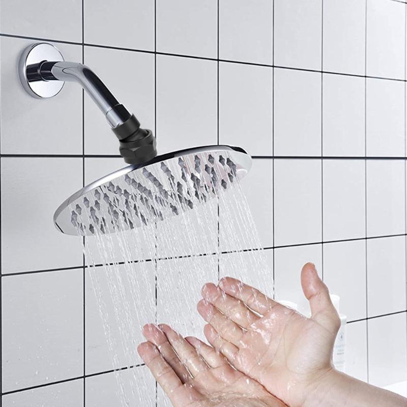 Adjustable Shower Arm Connector Brass Shower Head Swivel Ball Adapter Enhances  Durability & Rusts Resistance for Bathroom