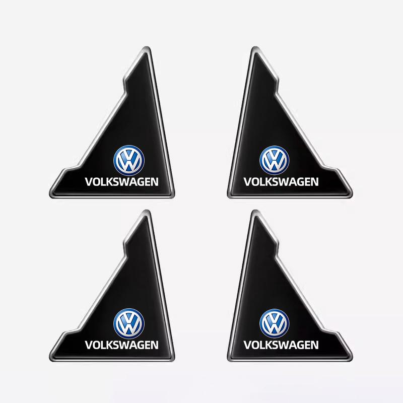 4Pcs Car Door Silicone Buffer Stickers Anticollision Anti Scratch For VW Atlas Jetta Touareg Variant Golf Polo GTI Taos Nivus zk8