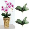 Flowers Plastic Wedding Home Party Decor Butterfly Orchid Leaf Artificial Green Leaves Silk Leaf
