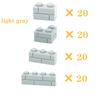 DIY Building Blocks Figures City Thick Wall Bricks Educational Creative Toys for Children Size Compatible with All Brands