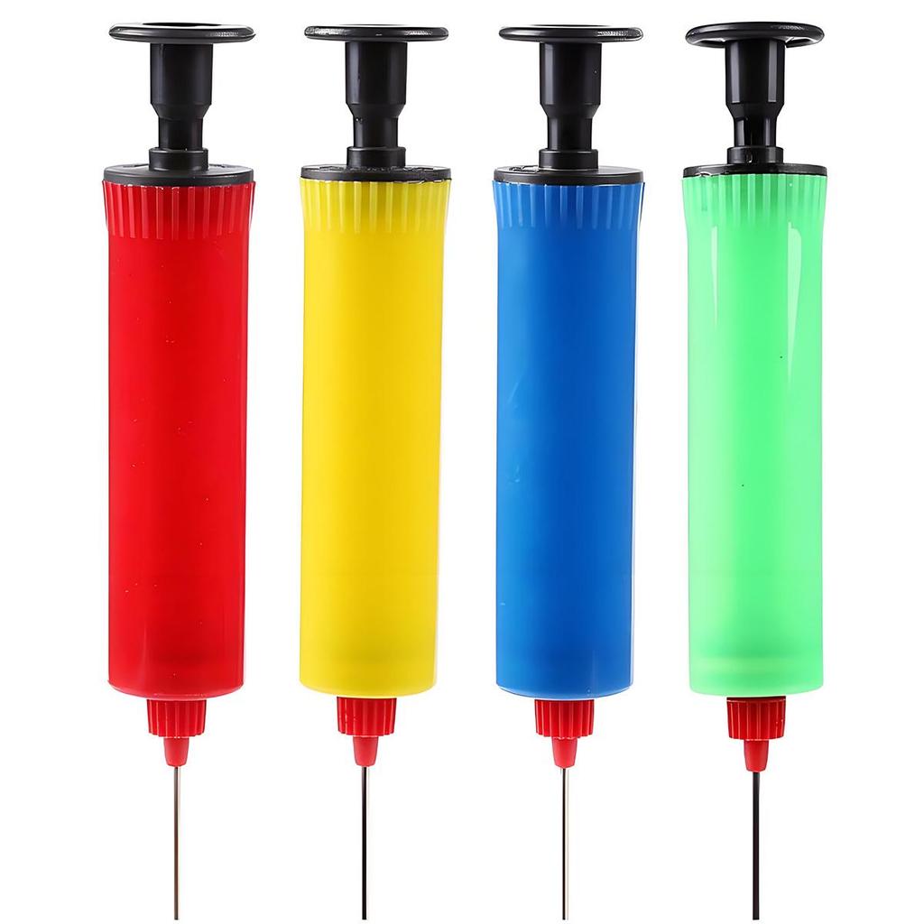 Inflator Hand Air Pump Needle Ball Adapter Football Basketball Random Color