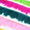 2Meters Colorful Fluffy Marabou Feathers Tassel Fringe Trim Turkey Feather Ribbon Clothes Cuffs Shawl Sewing Flecos Decoration
