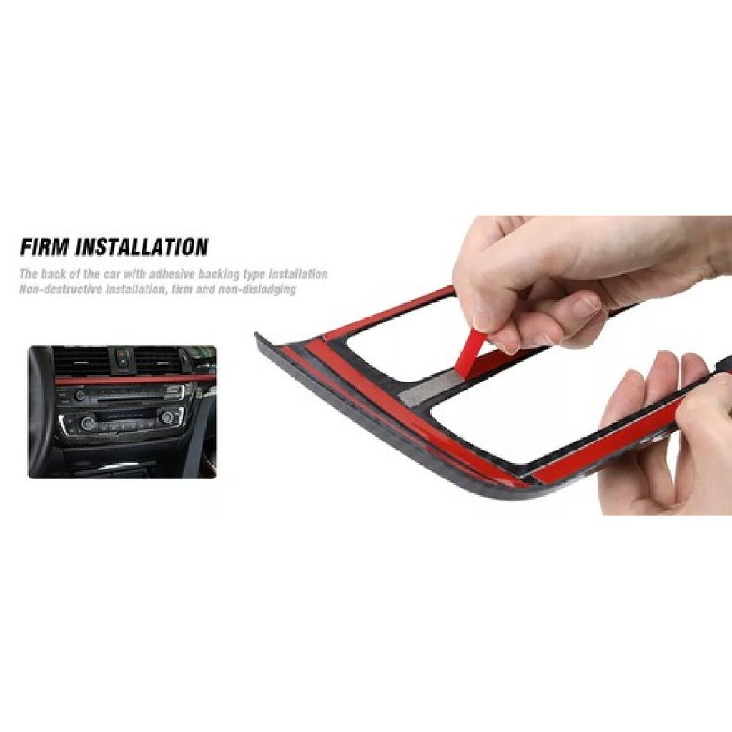 Carbon Fiber ABS AC Control CD Cover For BMW M3 M4 F80/82 2014-19 3 4 series F30