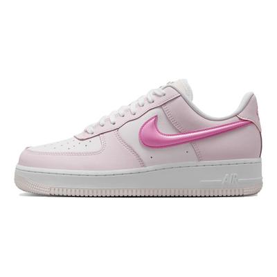 Кроссовки женские Air Force 1 07 LX Paw Print розовые жемчужно-розовые белые HM3696-661