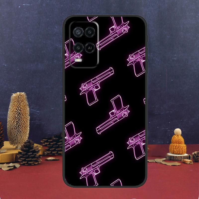 AK 47 Gun For OPPO A58 A78 A98 A15 A16 A17 A76 A96 A77 A52 A72 A5 A9 A79 A94 A74 A57S A53S A54S Case