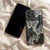 Милый чехол для телефона в стиле ретро с бабочкой для Iphone 14 Pro Max 13 Mini 11 12, противоударный чехол-бампер для Iphone Xr Xs Max X 7 8 Plus Se2