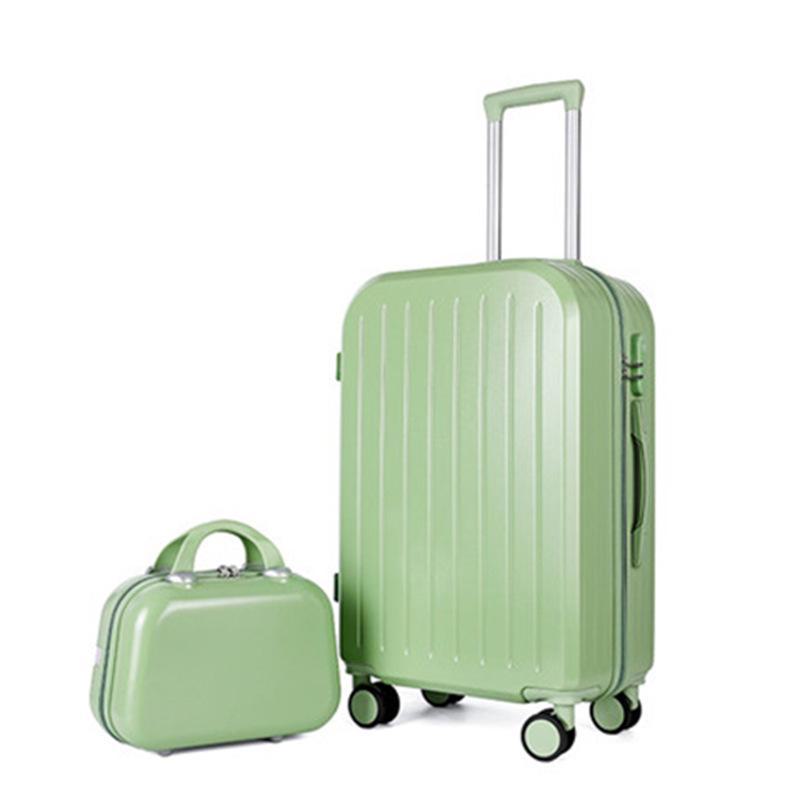 Универсальный чемодан 20"/24": Легкая и ценная сумка на колесиках для студентов с надежным замком с паролем.