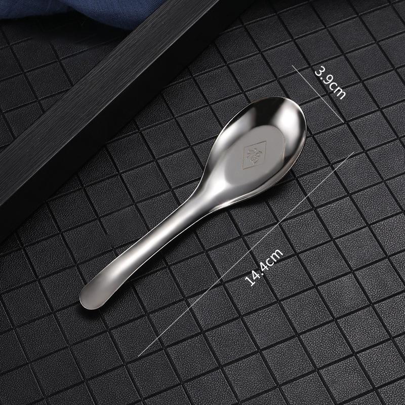 Китайские ложки из нержавеющей стали, ложка для рисового супа, длинная ручка, столовые приборы, столовые приборы, кухонная утварь, столовая ложка для кухни, ресторана