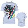 Fashion Jesus 3D Print T Shirt For Men Street Trend Short Sleeves Top Summer Oversized T-Shirt Clothes Casual O-neck Sweatshirt