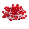 Red Chinese Lantern String Lights LED Light Beads Waterproof New Year Lantern with PVC Shell for