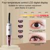 Yousheng Electric Heated Eyelash Curler LED Display 4 Temperature Modes USB Rechargeable Quick Heating Portable Travel Women Eye Lashes Clip Curling