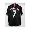 Криштиану Роналду 2008 с коротким рукавом/Джерси Лиги чемпионов, черный