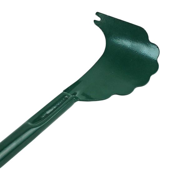 Lawn Mower Blade Cleaner with Curved Cutting Edge Oil-Resistant Grip Rubber Scraper Tool for Stubborn Grass Sap Rust Garden Maintenance