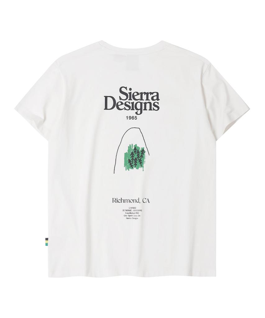 SIERRA DESIGNS W) Richmond Логотип Chill-Lite Короткий рукав Белый