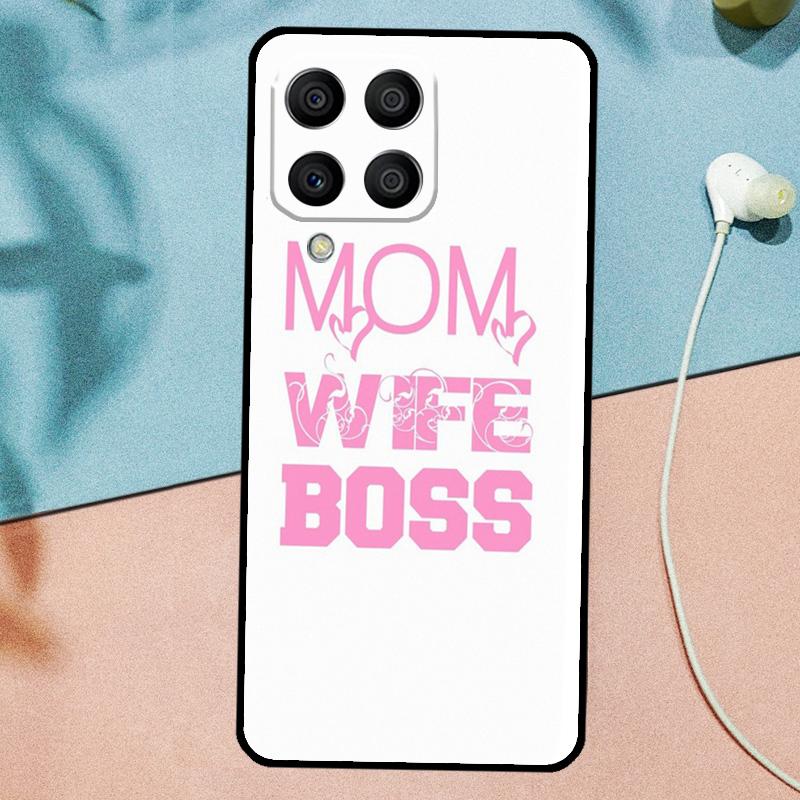 Цитаты для жены, мамы, начальницы для чехла Samsung Galaxy M33 M35 M55 M15 M12 M13 M14 M34 M54 M53 M21 M31 M11 M32 M52 M06 M16