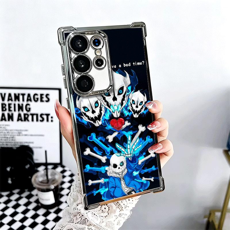 U-Undertale S-Sans Позорированный Чехол для Телефона Для Samsung Galaxy S24 S25 FE S26 Edge S23 Ultra S22 S21 Plus S20 Противоударный Подушка Безопасности