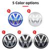 2026 Горячие Для VOLKSWAGEN VW 4 шт. 56/60/65/70/75 мм Ступичные колпачки для колес автомобиля Наклейка Значок Для Volkswagen VW B5 GTI Golf 5 7 Caddy