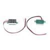 2Pcs Mini Digital Voltmeter 3 Wire DC Voltage Tester 0.36in LED 0.00V‑30.0V Reverse Connection Protection