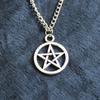 Fashion Inverted Pentagram Pendant Satanic Symbol Vintage Gothic Style Great Necklace Unisex Amulet Jewelry Halloween Gift